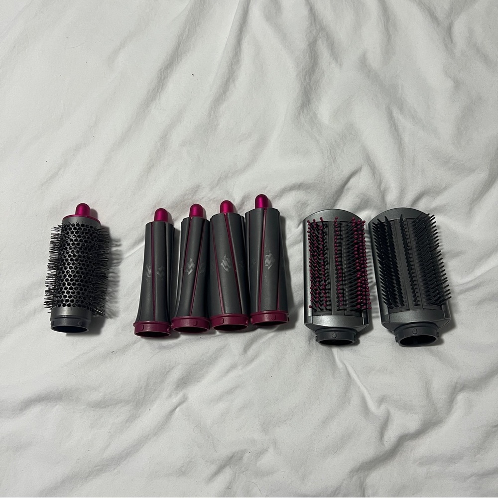 🚨 Last day Fri 🧳  Dyson Hair Styling Attachments Set with Pink Accents